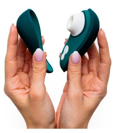 Womanizer - Liberty 2, Dark Petrol, liten och sött klitorisstimulator