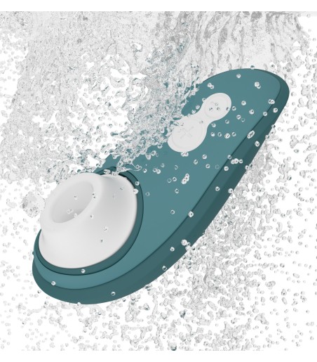 Womanizer - Liberty 2, Dark Petrol, vattentätt ljudvågsstimulator