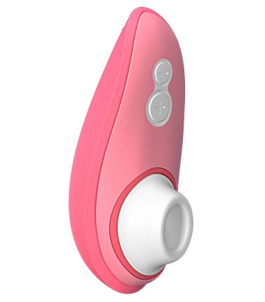 Womanizer - Liberty 2, Vibrant Rose, stimulering av ljudvågor, 8 styrkor och reselås