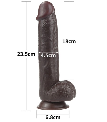 Sliding Skin Dual Layer Dong 9", Brown