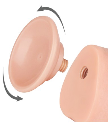 Sliding Skin Dual Layer Dong 9,5", avtagbar sugpropp