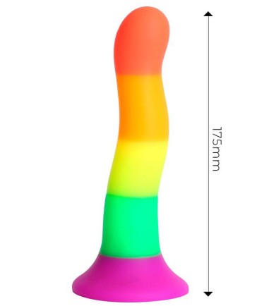 Dildox - Rainbow Color, med Pride-färger