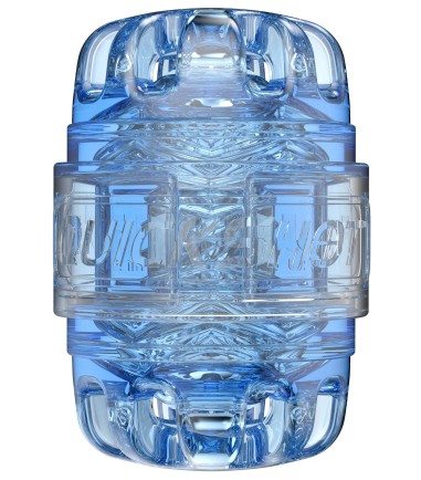 Fleshlight - Quickshot Turbo, klar, blå färg