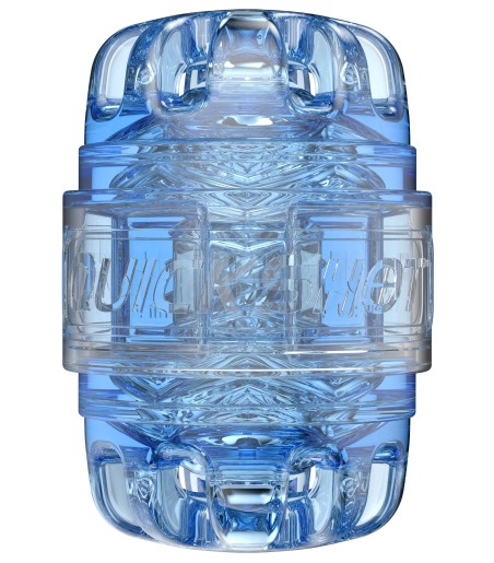 Fleshlight - Quickshot Turbo, klar, blå färg