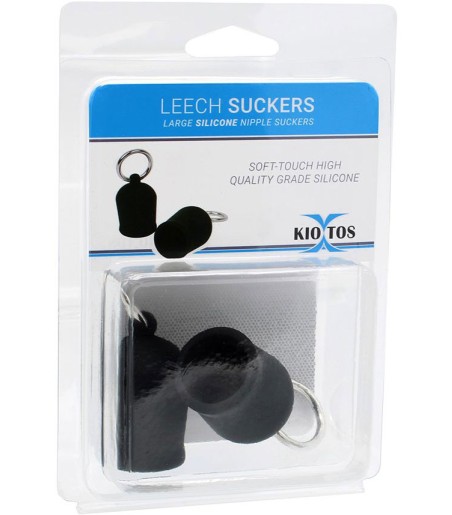 Silicone Leech Suckers - Large, sugproppar för bröst. Lite större än vanligt.