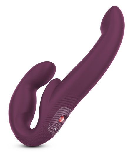 Fun Factory - Share Vibe Pro, Purple, skön strap-on med djupa vibrationer