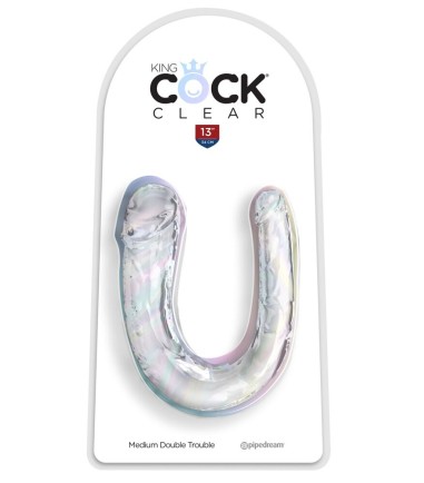 Double Trouble, klar, använd för att penetrera båda hålen samtidigt!