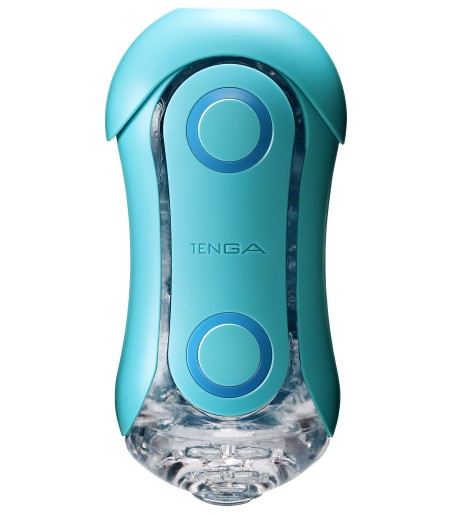 Tenga - Flip Orb, Ocean Blue, med vågiga räfflor