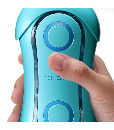 Tenga - Flip Orb, Ocean Blue, perfekt och skön. Räfflad och har att trycka ihop.