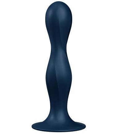 Satisfyer - Double Ball-R, Blue, perfekt  plugg för vaginala eller anala lekar