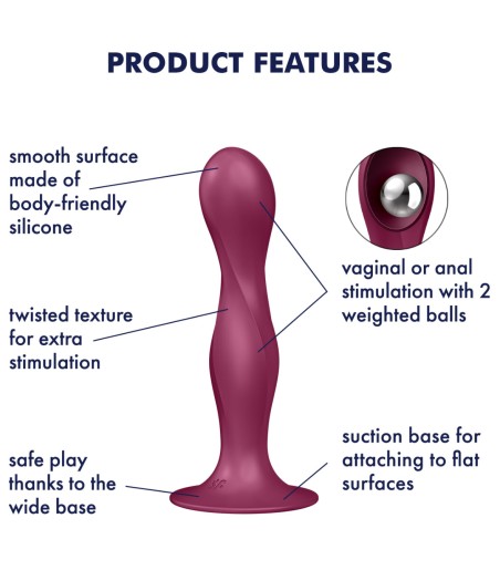 Satisfyer - Double Ball-R, Red