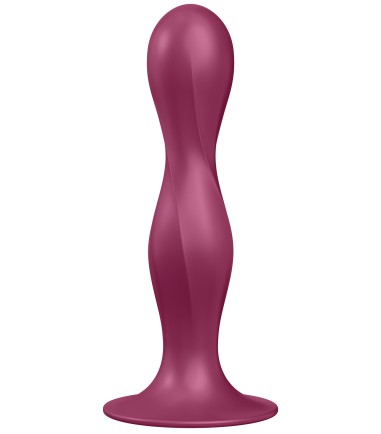 Satisfyer - Double Ball-R, Red, skön, lätt skrivad yta