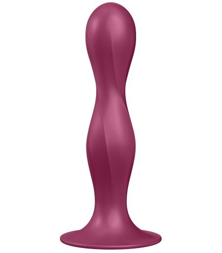 Satisfyer - Double Ball-R, Red, skön, lätt skrivad yta