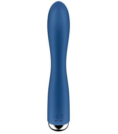 Satisfyer - Spinning Rabbit 1, Blue, härligt blå silikon