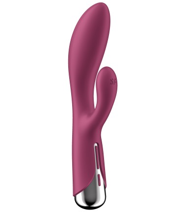 Satisfyer - Spinning Rabbit 1, Red, med både vibrationer och rotation