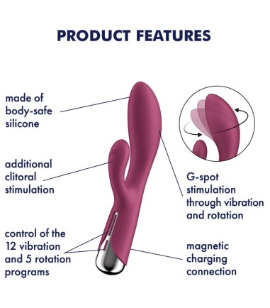 Satisfyer - Spinning Rabbit 1, Red