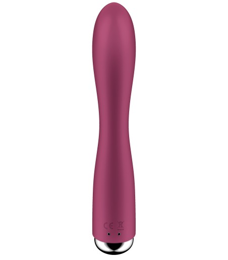 Satisfyer - Spinning Rabbit 1, Red, med magnetisk laddning