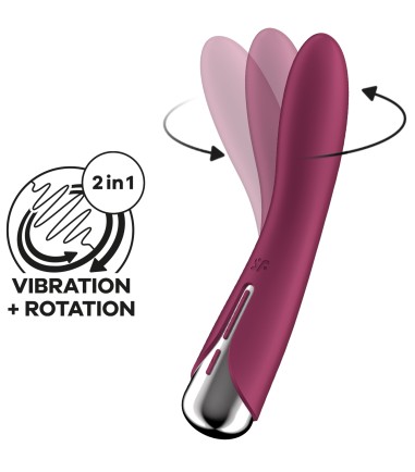 Satisfyer - Spinning Vibe 1, Red, härliga rotationer för g-punkten