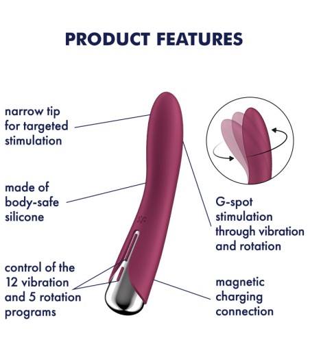 Satisfyer - Spinning Vibe 1, Red