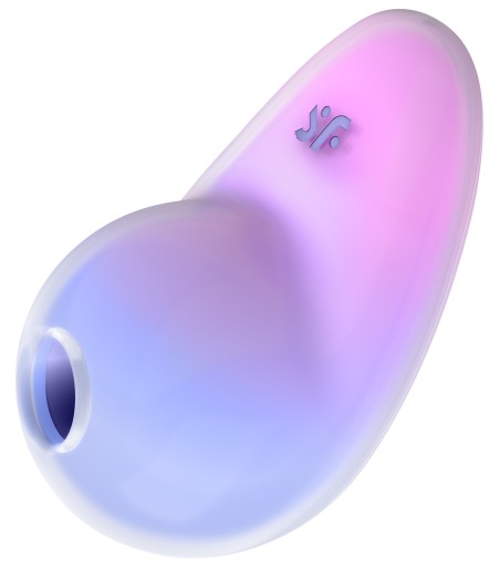 Satisfyer - Pixie Dust, Lilac, liten, rund med ljudvågor och vibrationer