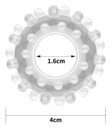 Power Plus Cock Ring, väldigt töjbar kukring