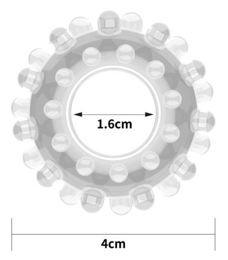 Power Plus Cock Ring, väldigt töjbar kukring