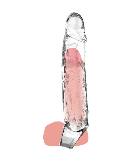 GetReal - Extension Sleeve, Large, gör penisen lite större