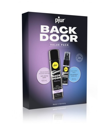 Pjur - Back Door Value Pack, silikonbaserat glidmedel och vattenbaserat spray