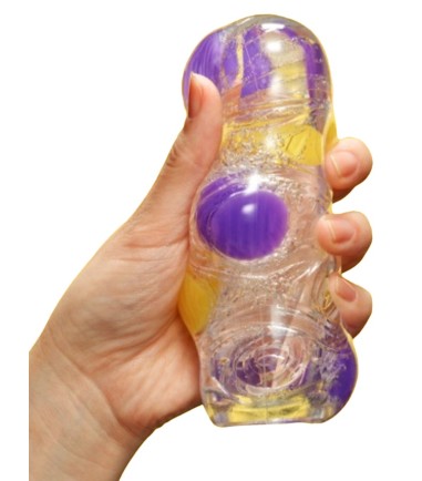 Tenga - Bobble, Magic Marbles, med runda, stimulernade kulor på insidan