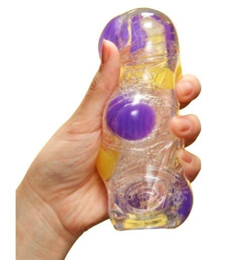 Tenga - Bobble, Magic Marbles, med runda, stimulernade kulor på insidan