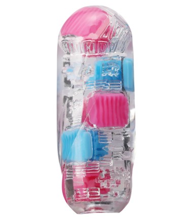 Tenga - Bobble, Crazy Cubes, rosa och blå kuber på insidan