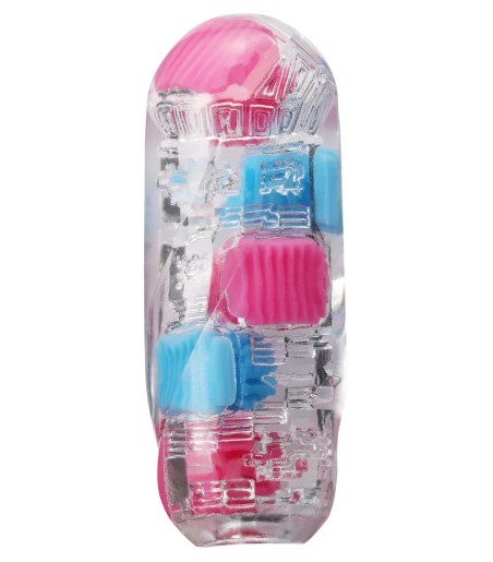 Tenga - Bobble, Crazy Cubes, rosa och blå kuber på insidan