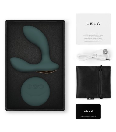 Lelo - Hugo 2 + Remote, Green, stimulering av prostatan och en fjärrkontroll