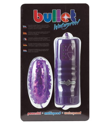 Bullet Waterproof, ägg med fjärrkontroll med sladd och dessutom knottrig yta