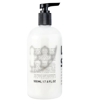Liquid Silk, 500ml, krämigt hybridglidmedel