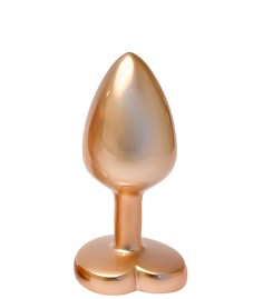 Gleaming Love Plug - Pearl Gold, Small, guldfärgad, matt, analplugg