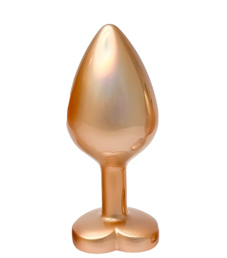 Gleaming Love Plug - Pearl Gold, Medium, lagom stor analplugg, matt och guld