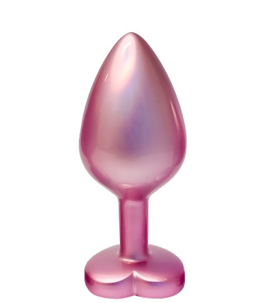 Gleaming Love Plug - Pearl Pink, Medium, pärlrosa analplugg i matt finish