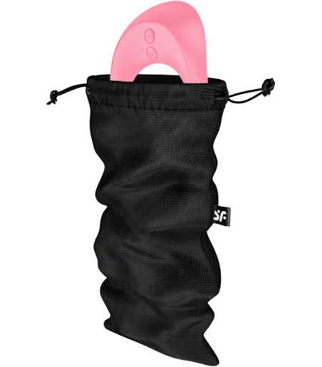 Satisfyer - Treasure Bag - M, Black, förvaringspåse i mindre storlek