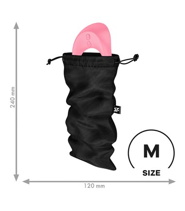 Satisfyer - Treasure Bag - M, Black, mindre påse för dina leksaker