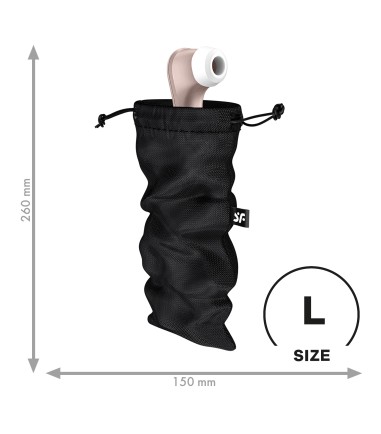 Satisfyer - Treasure Bag - L, Black, fin påse för dina leksaker