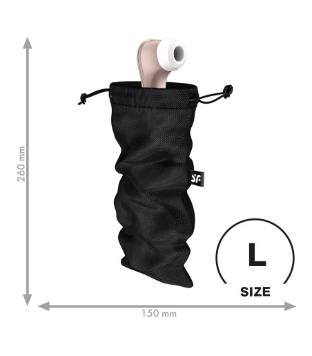 Satisfyer - Treasure Bag - L, Black, fin påse för dina leksaker