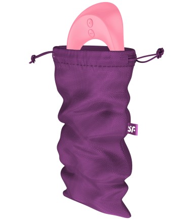 Satisfyer - Treasure Bag - M, Purple, förvaringspåse i lila färg