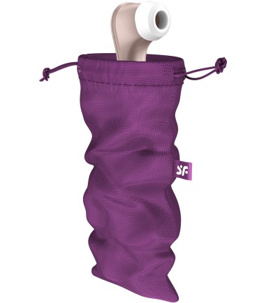 Satisfyer - Treasure Bag - L, Purple, lila påse för sexleksaker