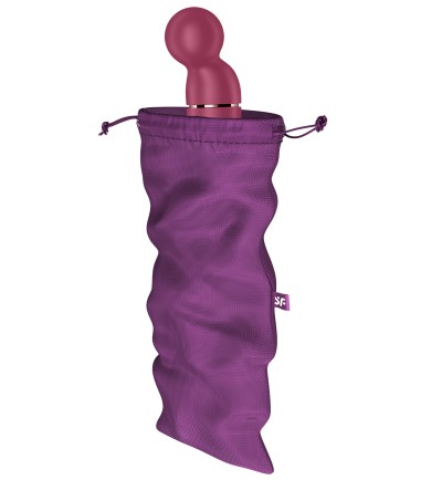 Satisfyer - Treasure Bag - XL, Purple - lila påse för sexleksaker. Luddar ej.