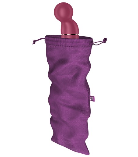 Satisfyer - Treasure Bag - XL, Purple - lila påse för sexleksaker. Luddar ej.