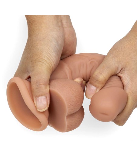 Liquid Silicone Dual Layer Dildo - 20cm, mycket flexibilitet i en fin dong