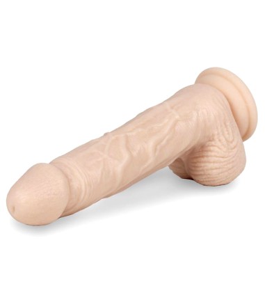Liquid Silicone Dual Layer Dildo - 21cm, Light