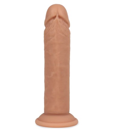 Liquid Silicone Dual Layer Dildo - 21,5cm, en dong utan pungkulor