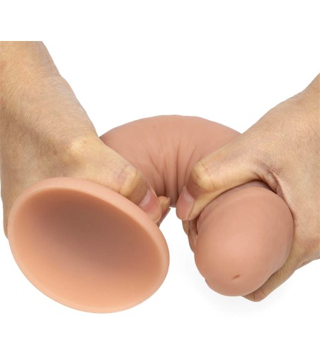 Liquid Silicone Dual Layer Dildo - 21,5cm, perfekt dong i större storlek